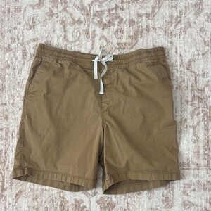 Old Navy Tan Shorts with Elastic Waist